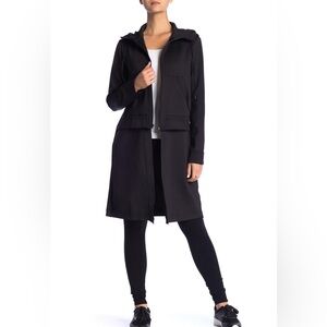 Koral Black matrix  Trench Coat large new